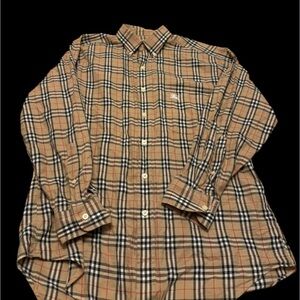 Vintage Burberry Button Down Shirt